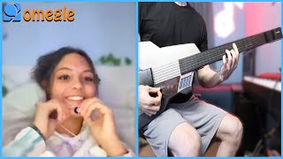 Playing Guitar on Omegle but I play a guitar from the future