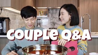 COUPLE Q\u0026A 情侣问答 | 他居然是我的小学同桌？？| 我们在一起居然是因为？？| 如何平衡开支 | 爱情新鲜感等等