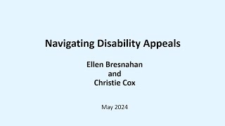 Navigating Disability Appeals with Ellen Bresnahan