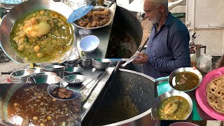 Famous Lahori Naan Chany | Mutton Murgh and Kofta Channy | Haji Sahab ky Chany