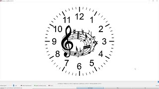 Create a clock face using LightBurn