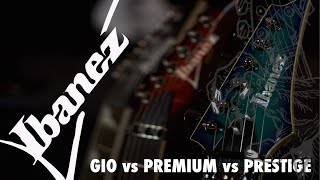 Ibanez Guitars RG Range - Model Comparison