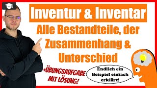 Inventur und Inventar einfach erklärt mit Beispielen