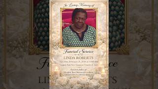 Linda may Robert’s Funeral Service..