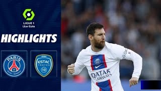 PSG Vs Troyes - Highlights of 2022 Ligue 1 Gameplay