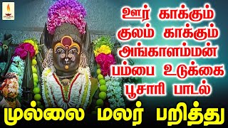 ஊர் காக்கும் குலம் காக்கும் மலையனூர் அங்காளம்மன் பம்பை உடுக்கை பூசாரி பாடல் | Apoorva Audios