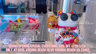 Ouka Sora-Virginia Beach Blvd 5 Day Grand Opening Special. Everything 50% OF