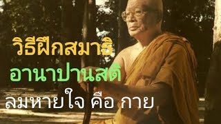 วิธีฝึกสมาธิ อานาปานสติ ลมหายใจคือกาย #พุทธทาสภิกขุ #สวนโมกข์ #ไชยา #สุราษฎร์ธานี