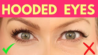 BEST HOODED EYE MAKEUP HACK EVER! GAME CHANGER to LIFT DROOPY, SAGGY EYES!