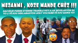 SAUVEUR PIERRE ETIENNE TRANBLE PEYI A AK REVELASYON SA YO  LI FÈ SOU DEKLARASYON LESLY VOLTAIRE FÈ