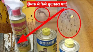 lakadi Mein dimak lag Gaye | घर में दीमक लग गए । TERMIGUARD ।TERMINATOR । dimak ke liye spray