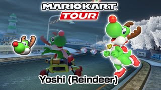 Mario Kart 8 - Yoshi (Reindeer) w/ Animations