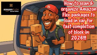 How to organize your Amazon Flex packages in your car to finish block quicker 💪🏽🤯