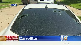 Cleanup Underway After Hail Pelts North Texas