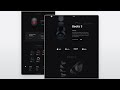 Responsive Landing Page Using HTML CSS & JavaScript 🎧 | Headphones Website Design