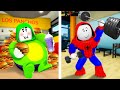 WHY HULK MIKEY FAT And SPIDERMAN JJ STRONG??? | Maizen Roblox | ROBLOX Brookhaven 🏡RP- FUNNY MOMENTS