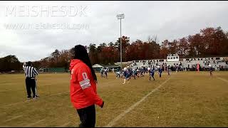 SMYAC Football Championship game 10u Marlboro Mustangs 12 vs Laplata blue knights 7