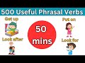 500 Phrasal Verbs For Everyday Life | English Vocabulary | listen and practice #phrasalverbs