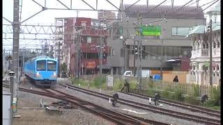 西武新101系「湖風号」小川駅の側線に