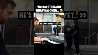 Worker STUNS Girl With Piano Skills... 😍