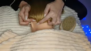 ASMR Scalp Scratching & Brushing for Ultimate Calm and Tingles  💆🏼‍♀️| Soft Whisper