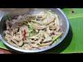 ជ្រក់ត្រចៀកជ្រូក pickeld pig ears recipe samphos cooking