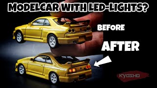 Modelcar with LED-Lights? | Nissan Skyline GTR R33 400R with MOTN lights by Kyosho FEATURETTE