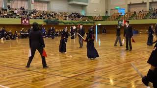 【剣道女子】2022春日井市民大会 小学生団体決勝 《先鋒》