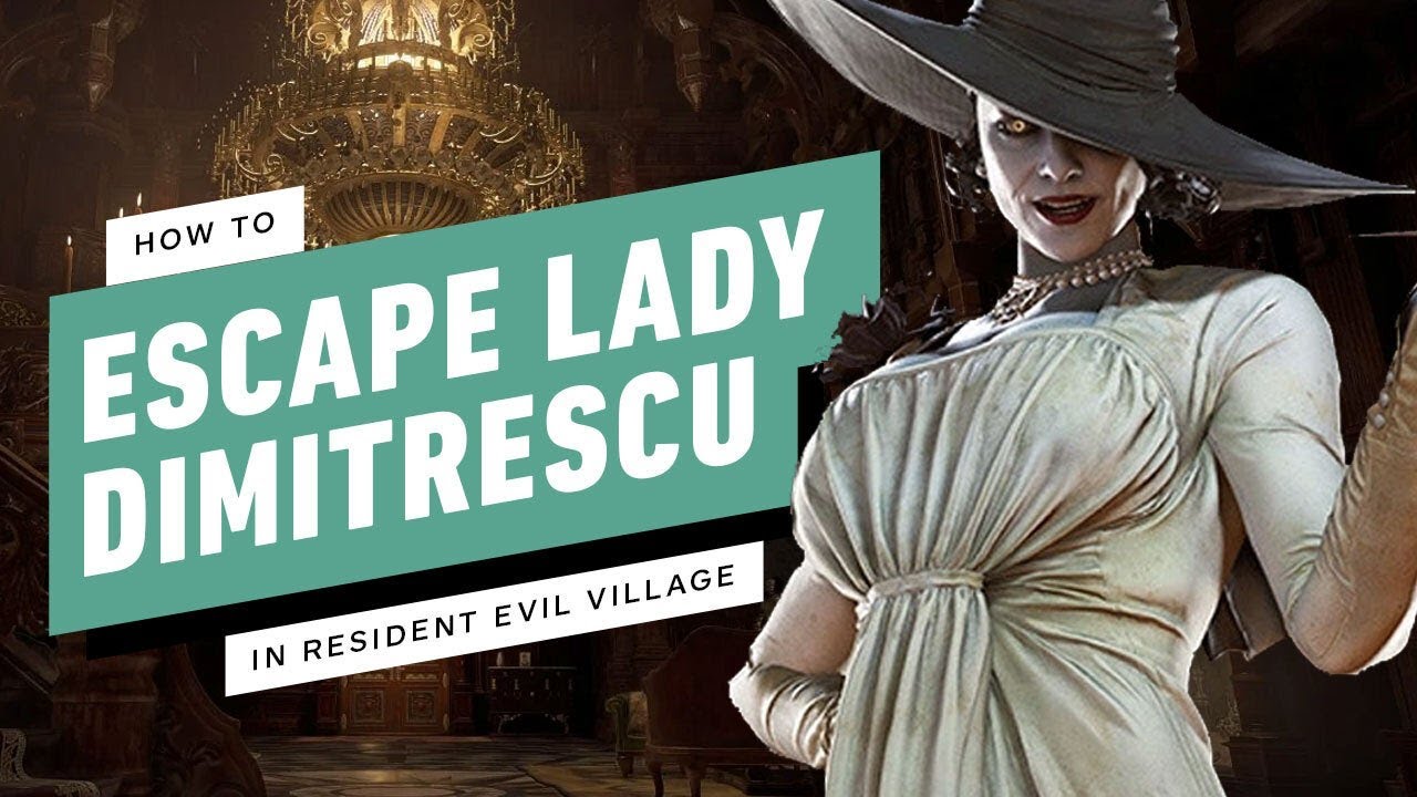 Resident Evil Village: How To Escape From Lady Dimitrescu - YouTube