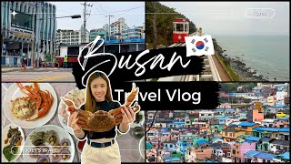 [Vlog] 🇰🇷 BUSAN 釜山 4D3N | 海云台, Gamcheon文化村, Blueline Park,  | Jagalchi雪蟹一定要吃! 新鲜便宜美味 😋