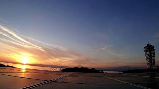 江の島夕景（タイムラプス）