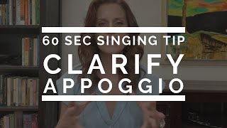 60 Second Singing Tip: Clarifying Appoggio | Arden Kaywin Vocal Studio