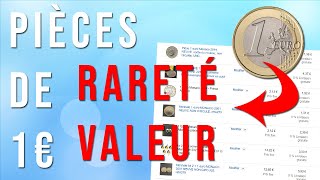 Pièces de 1 euro : rareté et valeur