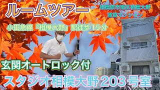 ルームツアー　賃貸　相模原市南区相模大野　スタジオ相模大野203号室