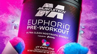 MUSCLETECH EUPHORIC!! PreWorkout que Cumple con todo su Hype!! - cerca de la perfeccción.