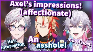 Bettel and Bettel 2 share their FIRST IMPRESSIONS on meeting Axel IRL!【Holostars EN | Gavis Bettel】