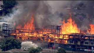 Fire Destroys Santa Clara Building Under Construction