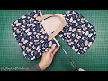 diy cara membuat tas hand bag triple compartment tutorial u0026 pattern