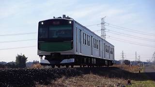 [JR烏山線]EV E301系｢ACCUM｣宝積寺駅～下野花岡駅 通過