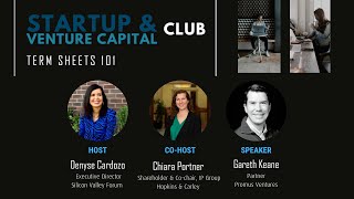Startup & Venture Capital Club: Term Sheets 101