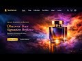 Build a Luxury Perfume Ecommerce Website Using HTML CSS JavaScript | Full Responsive Design