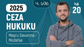 20) Ceza Hukuku KAMPI - Meşru Savunma - Müdafaa - Murat AKSEL