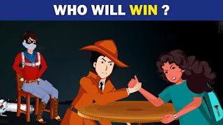 Detective Riddles ( Episode 15 ) - Can detective win and save the ghost hunter