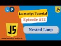 Nested Loop - 22 - JavaScript Tutorial for Beginners | JavaScript Tutorial | Learning Points