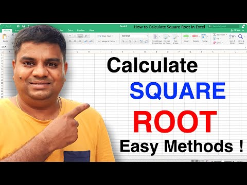 How to Calculate Square Root in Excel