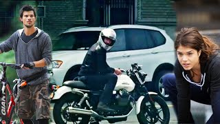 Tracers (2015)- Fast time seeing bike messenger(3/8)#Movies scene#Tracers