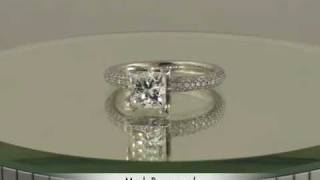 2.41ct Princess Cut Diamond Engagement Anniversary Ring- Mark Broumand