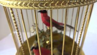 Reuge double singing bird cage