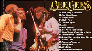 Best Songs Of Bee Gees Playlist 💝 BEE GEES Greatest Hits Full Album 🎶