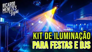 Como montar um kit de iluminação para festas e Djs !! #iluminaçãodmx #instagram #festas